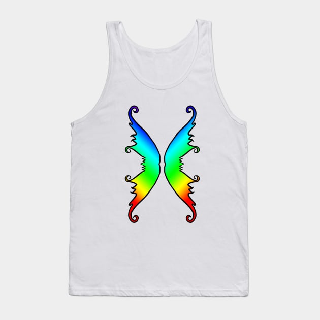 Fairy Wings Rainbow Tank Top by BlakCircleGirl